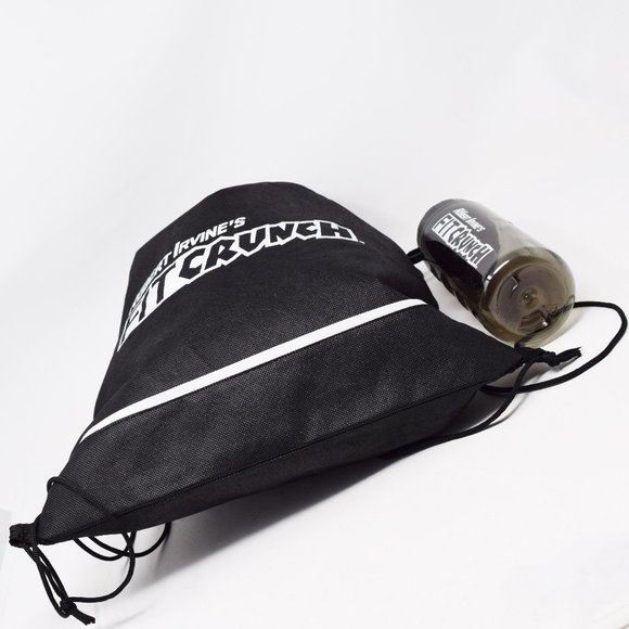 Robert Irvine Fit Crunch Cinch Sack Backpack Sports Shake Bottle Mixing Ball New - Picture 6 of 13